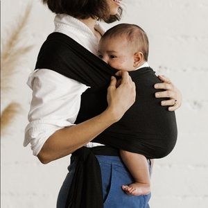 Green and white stripe Solly Baby Wrap